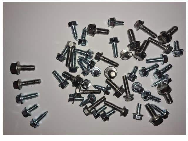 Bolt Kit: 50 Pce Mix stainless/Zinc 3/8 + 5/16 and